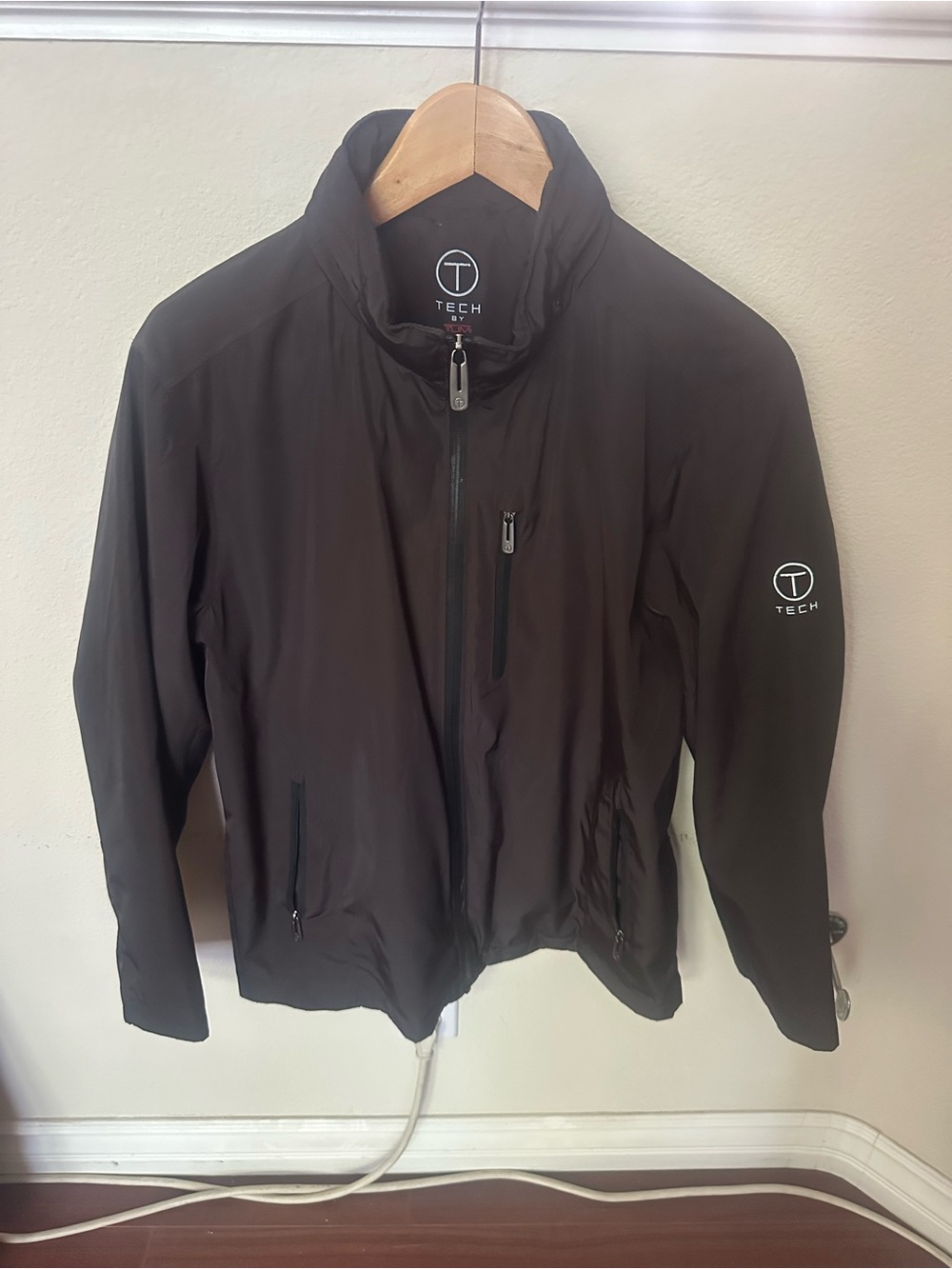 Tumi Tech Men's Black Lightweight Jacket